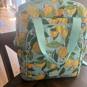 Vera Bradley Cooler Backpack with Citrus Print